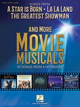 Songs from A Star Is Born, The Greatest Showman, La La Land and More Movie Musicals piano sheet music cover